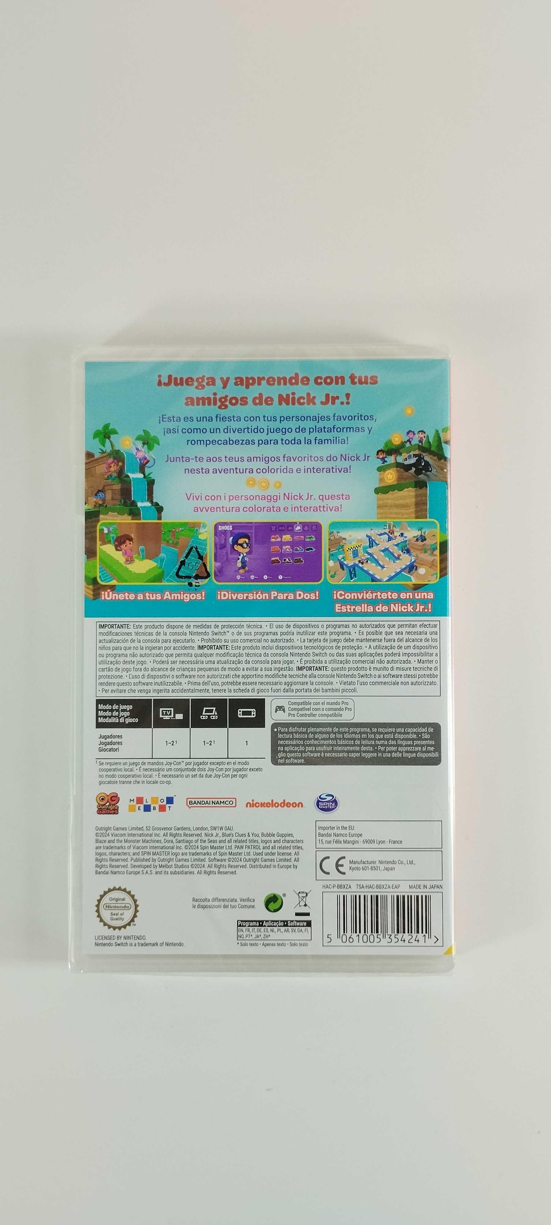 Nick Jr Party Adventure - Nintendo Switch - Selado