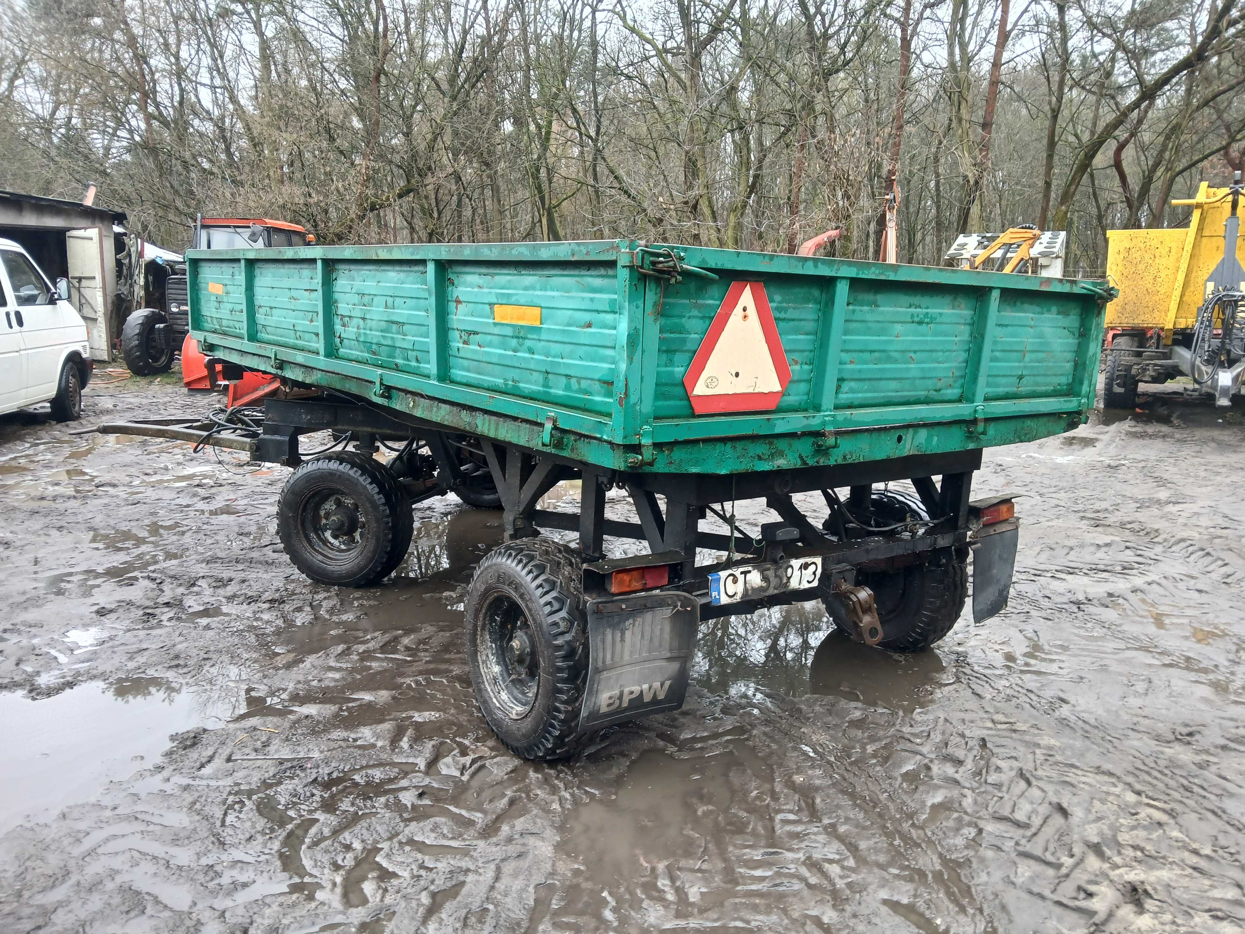 Przyczepa AUTOSAN D-47A wywrotka zarejestrowana