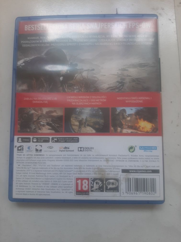 Gra Sniper contract 2 ps5