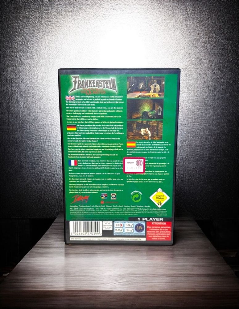 Sega Saturn Frankenstein Game