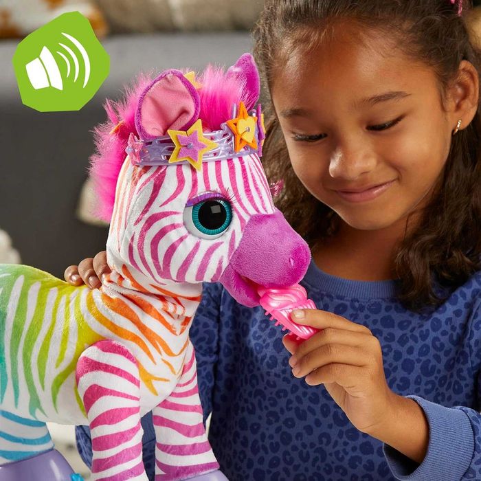 Интерактивная радужная Зебра furReal Zenya My Rainbow Zebra F6373