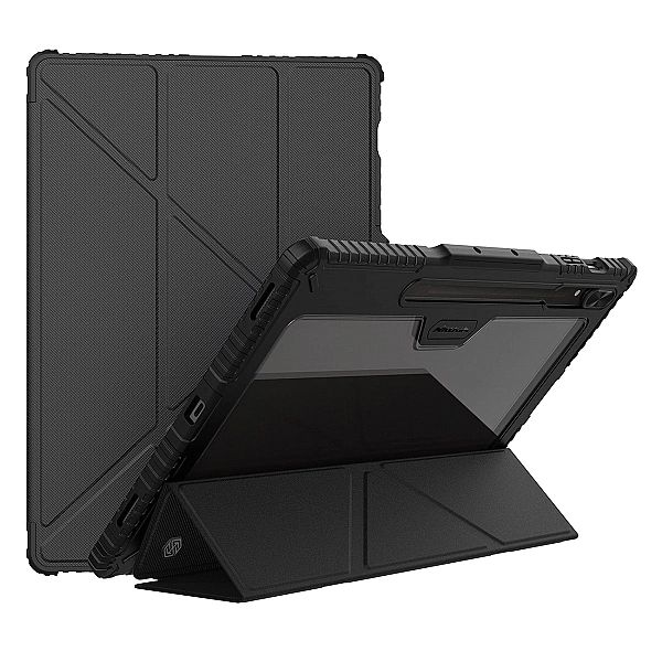 Etui Nillkin Bumper Leather Case Pro na Samsung Galaxy Tab S9+ - czarn