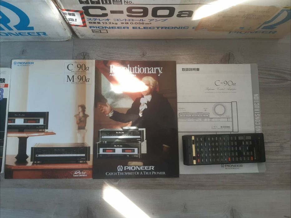 Pioneer M-90a + Pioneer C-90a pilot REVOLUTIONARY Audiophile PERFEKT!