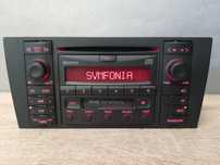 Radio samochodowe Audi Symphony CD + kasta do A4 B5 + kod ZADBANE 2din