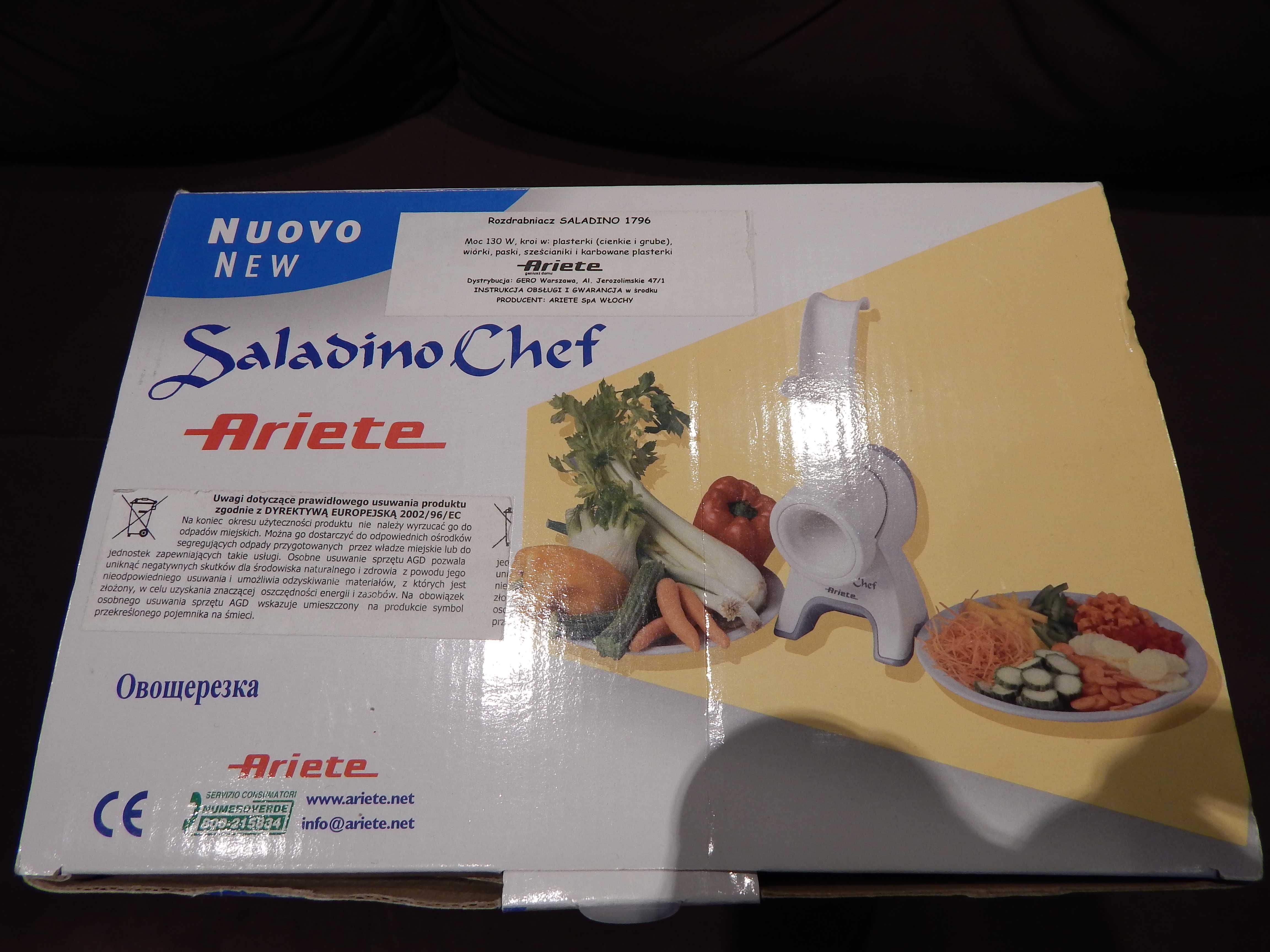 Rozdrabniacz, krajalnica do warzyw Saladino Chef Ariete