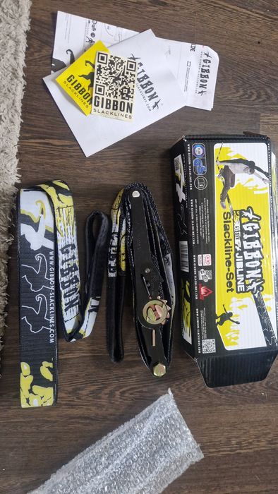 Nowa taśma do chodzenia Gibbon Jibline slackline-set