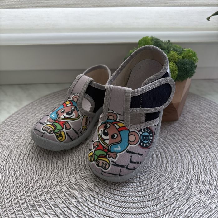 Тапочки дитячі Waldi для хлопчика в садок,тапки валді,22,23,24,25