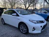 Toyota Auris Hybryda 1.8 benz 2014, 133 tys km klimatronik kamera alu