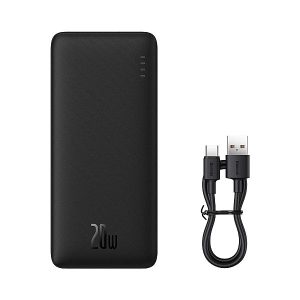 Powerbank Baseus Airpow 20W 10000mAh z kablem Baseus Simple Series USB