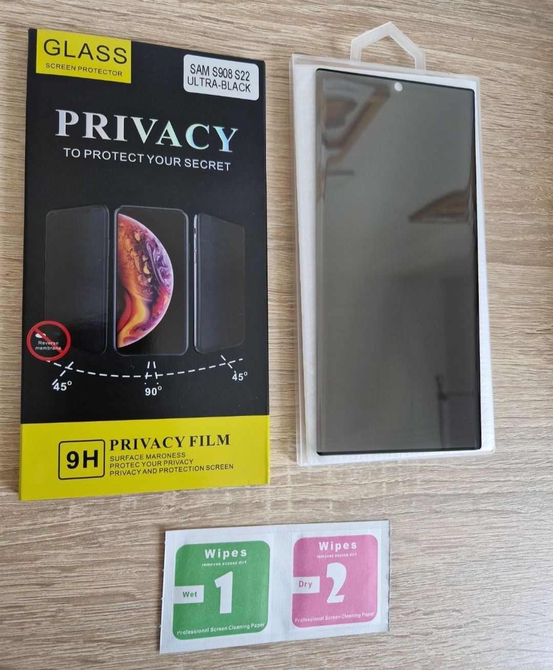 Hartowane szkło Privacy Glass do SAMSUNG GALAXY S22 ULTRA