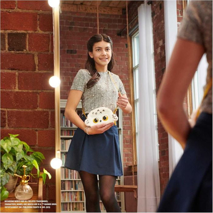 Інтерактивна сумочка сова Гедвіґа (Букля) Гаррі Поттер Оригінал