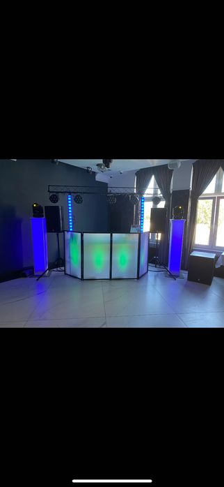 Stół stanowisko DJ, Parawan DJ