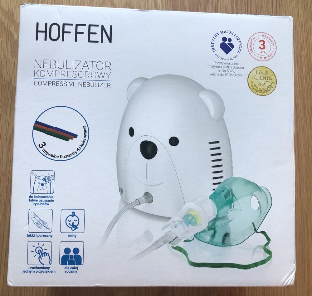 Nebulizator inhalator HOFFEN nowy