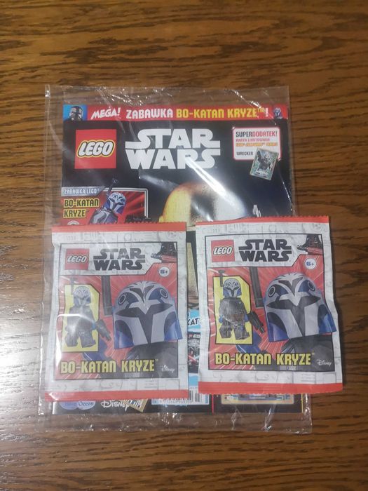 Lego star wars minifigurka Bo Katan Kryze (sw1163) 2 sztuki i gazetka