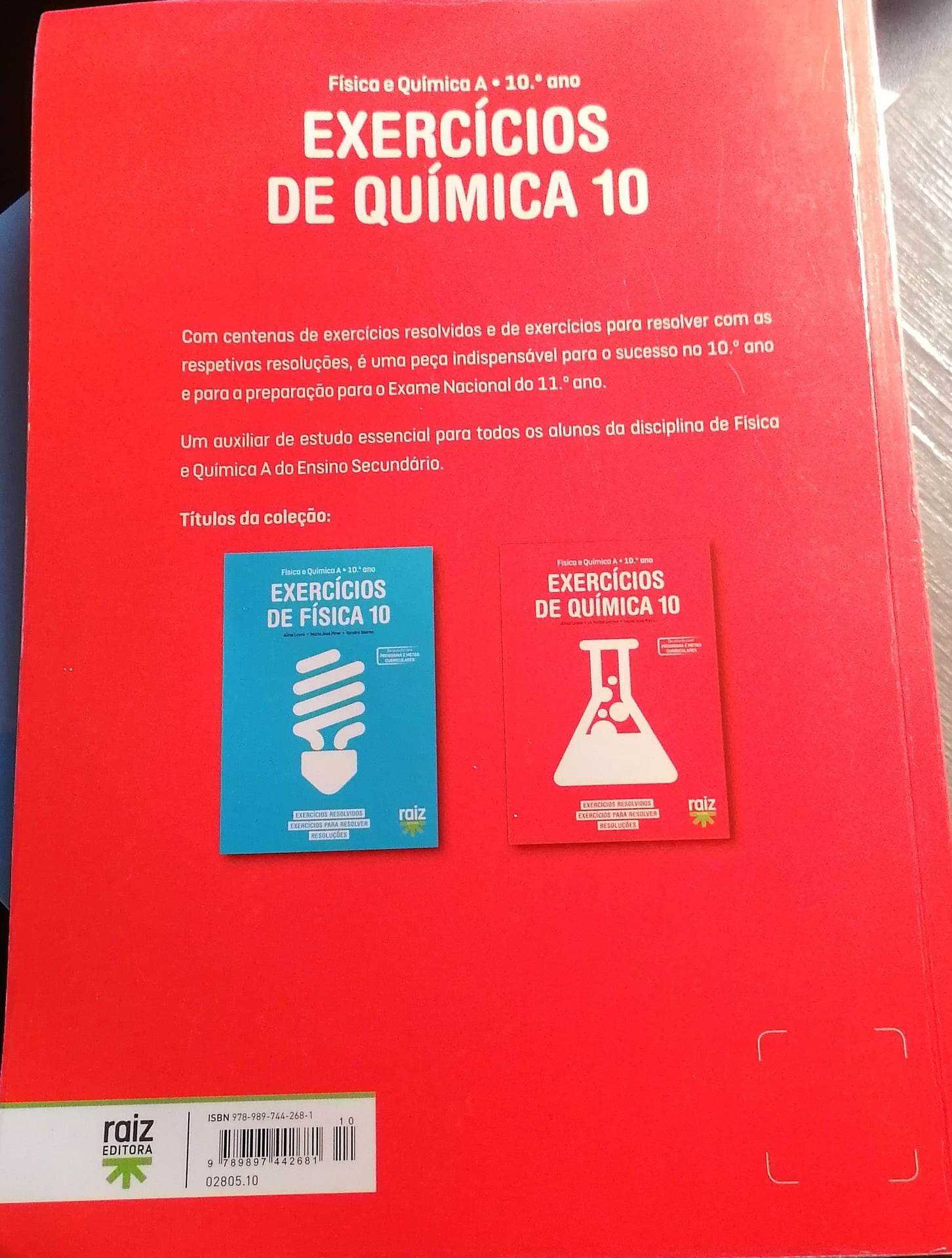 Livro de Exercícios de Química 10ºano