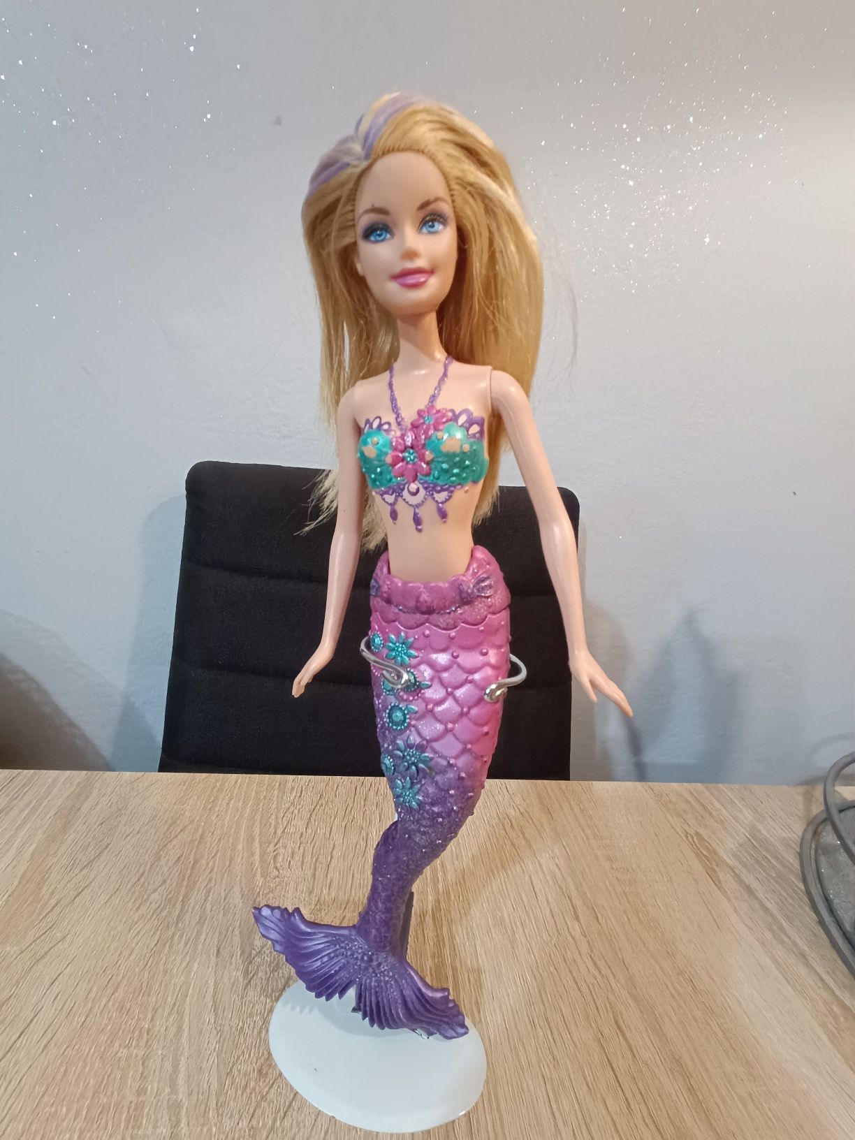 Lalka Barbie Dreamtopia syrena zmieniająca kolor włosów