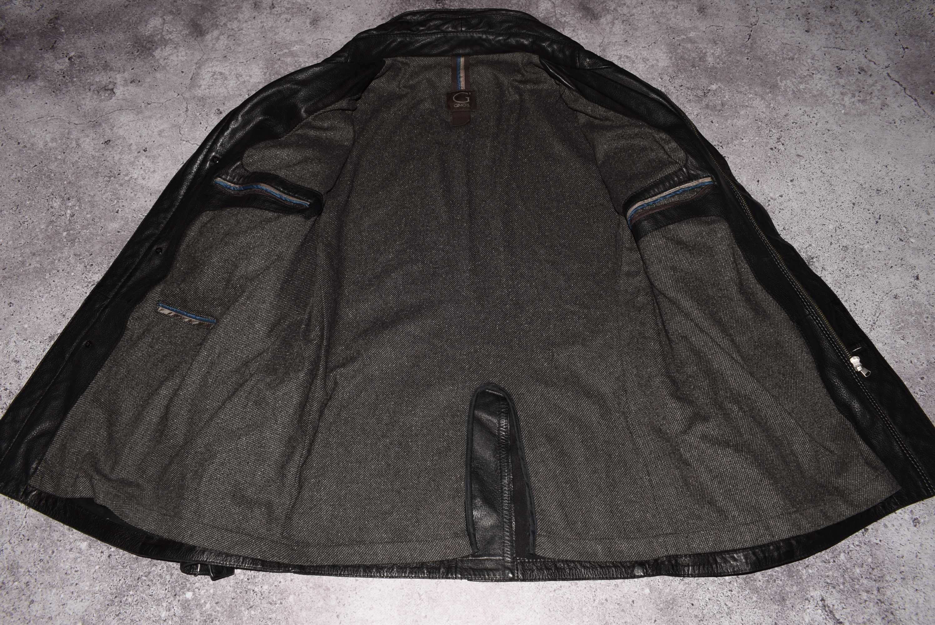 Gimo's Leather Jacket (Мужская Премиальная Кожаная Куртка )