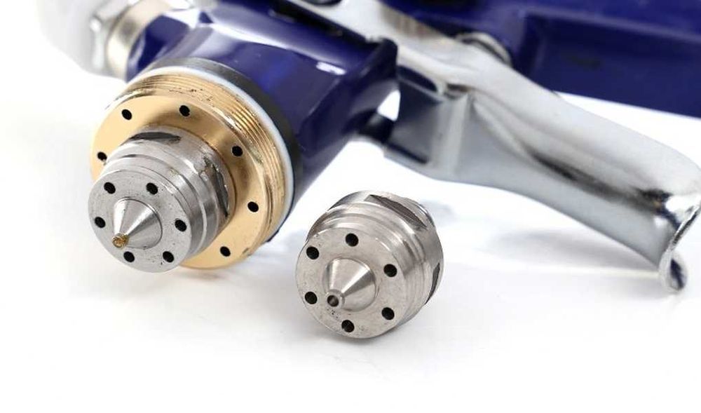 Pistolet lakierniczy HVLP reduktor dysze 1,4mm i 1,7mm