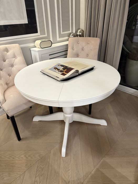 Stół bialy rozkladany