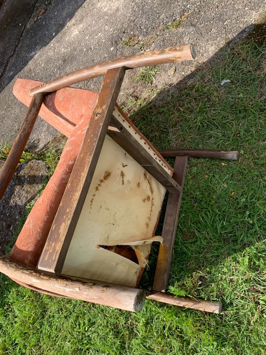 PRL retro vintage Fotel typ B-8410, Polska Do renowacji