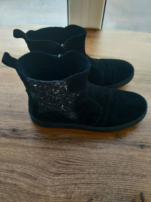 Ботинки натуральний замш