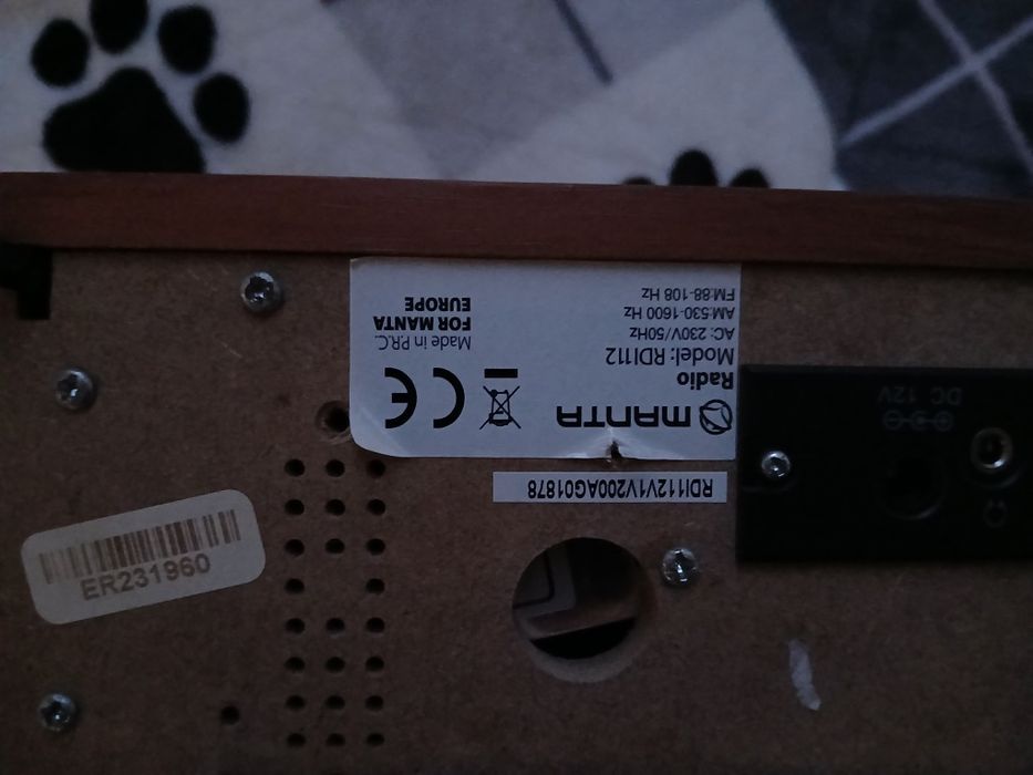 Radio kuchenne manta używane RDI112