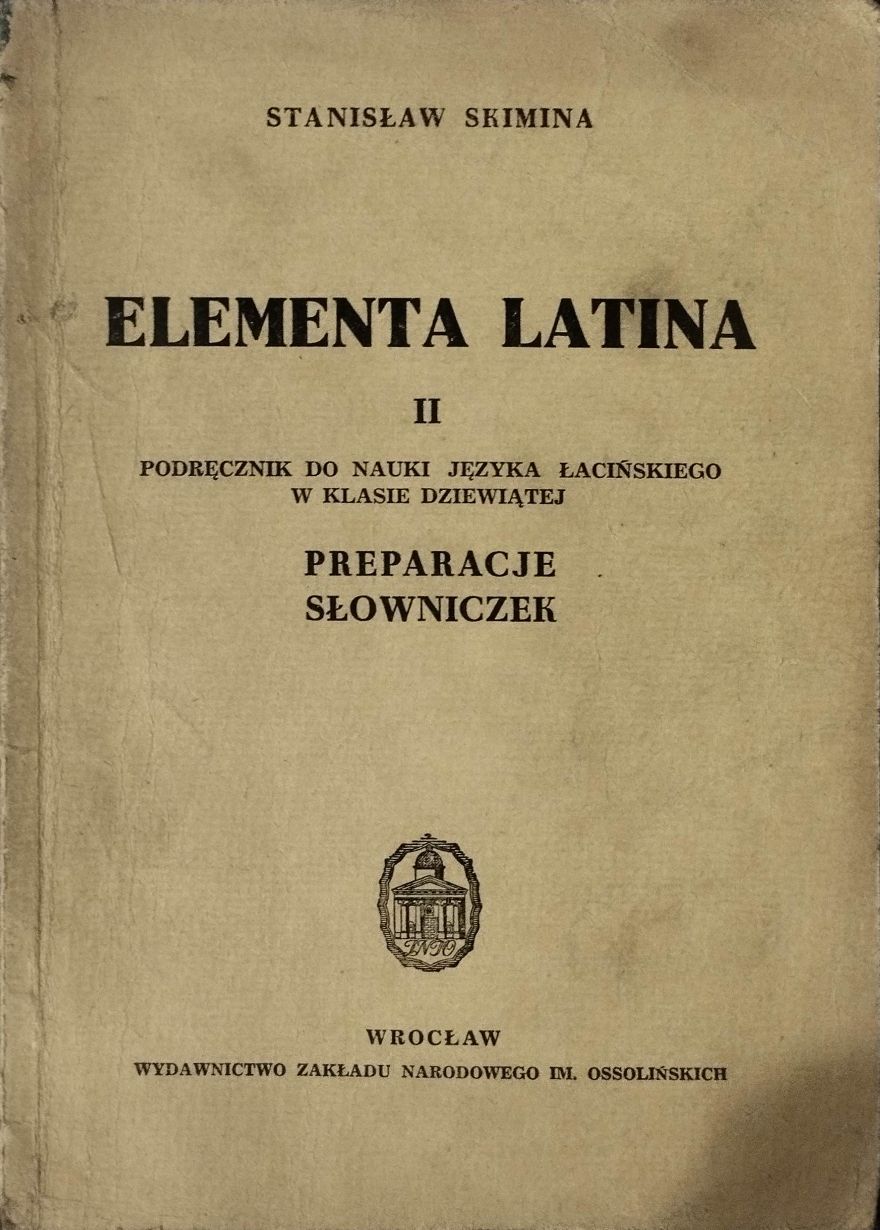 Słowniczek do nauki języka łacińskiego