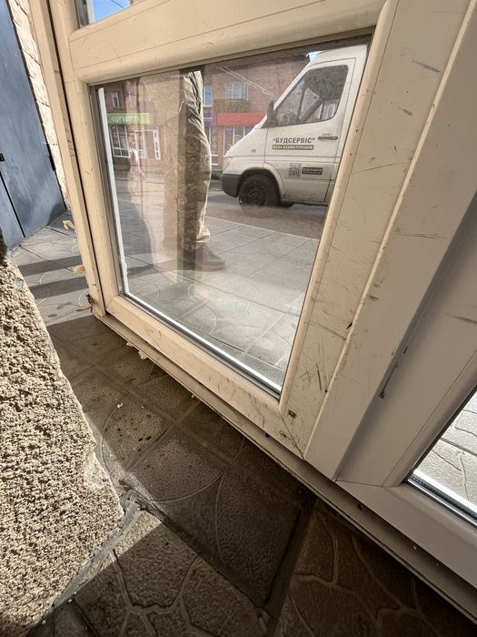 Металопластикові двері подвійні розмір 1400/1970