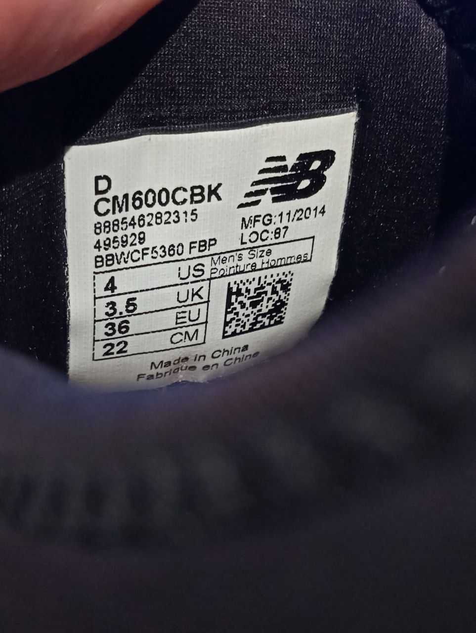 Женские кроссовки New Balance CM600CBK Оригинал