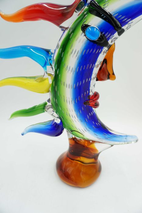 DEKORACYJNE słońce bóg słońca szkło w stylu murano