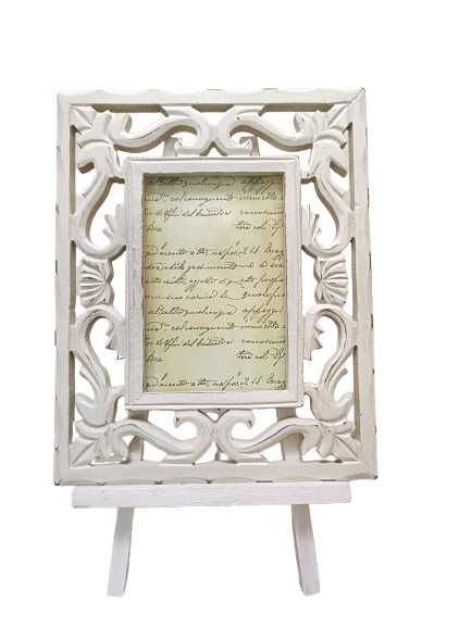 Moldura vintage com cavalete