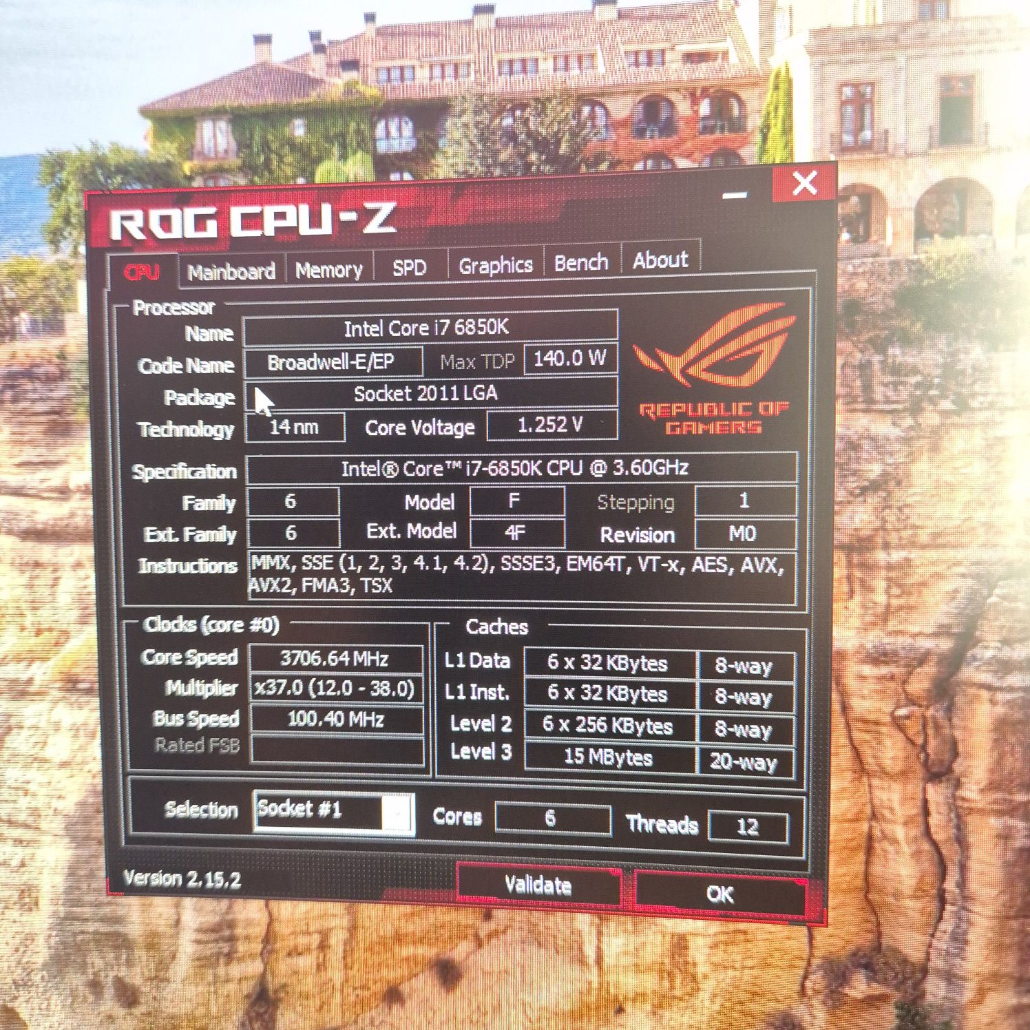 Asus ROG Rampage V edition 10 + i7-6850K