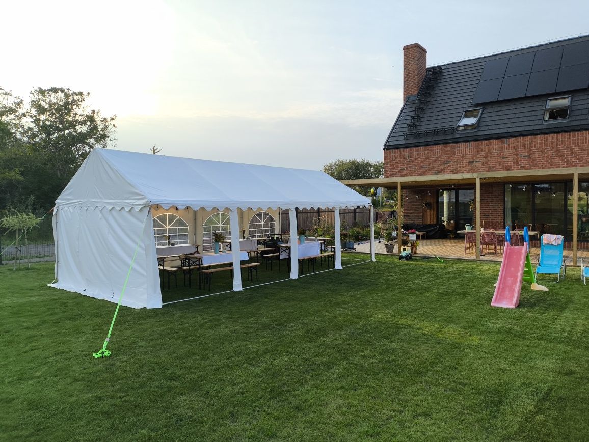 Wynajem namiotu, wynajem namiotów, krzesła, JBL partybox, dmuchaniec,