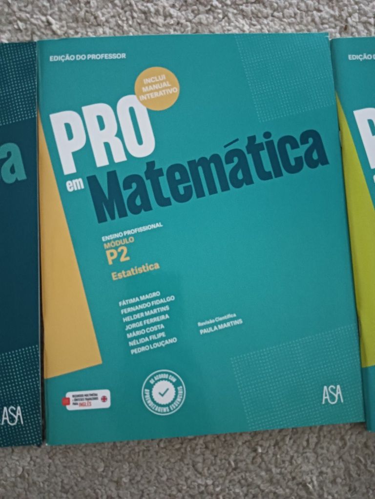 Pro em Matemática - Ens. profissional - ASA Módulos: P1 -P2  Novos!