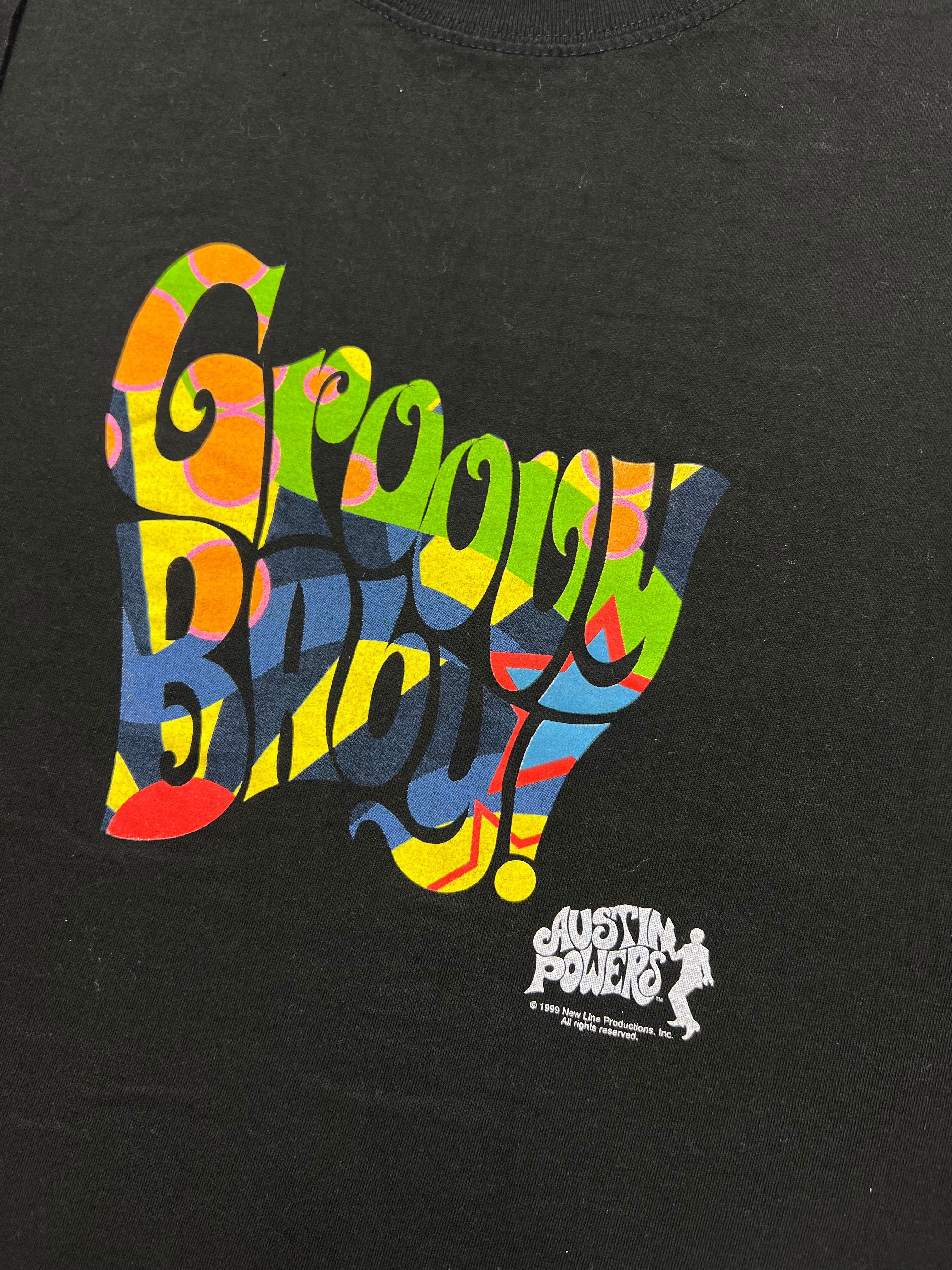 Tshirt Austin Powers 1999 Groovy Baby Movie Vintage 90’s Koszulka