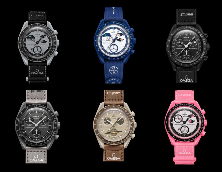 Swatch x Omega MoonSwatch SO33M700,SO33B700,SO33A100,SO33N703L