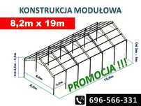 Konstrukcja stalowa 8x19m ocynkowana magazyn hala wiata garaż warsztat