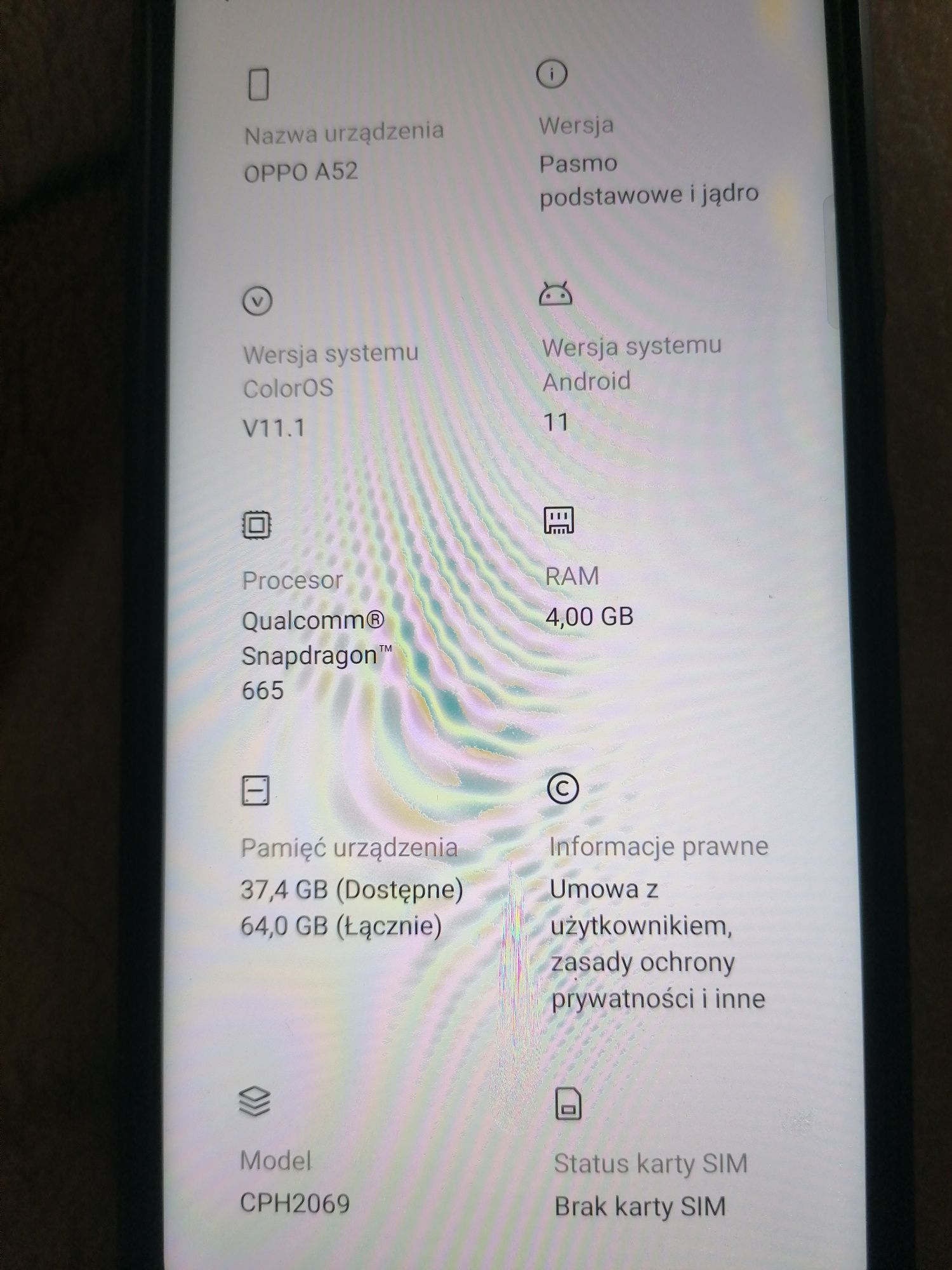 Sprzedam telefon OPPO A52