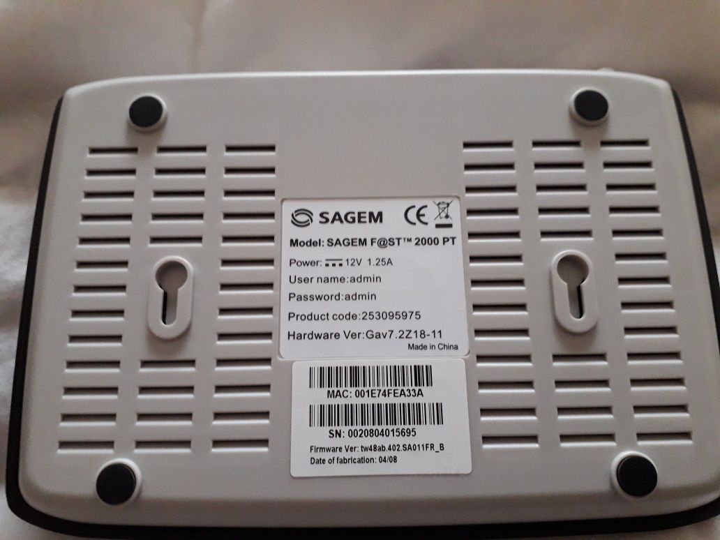 Routers marca Sagem novos