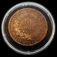 Moeda de 10 Centimes - 1892 - "A" - França