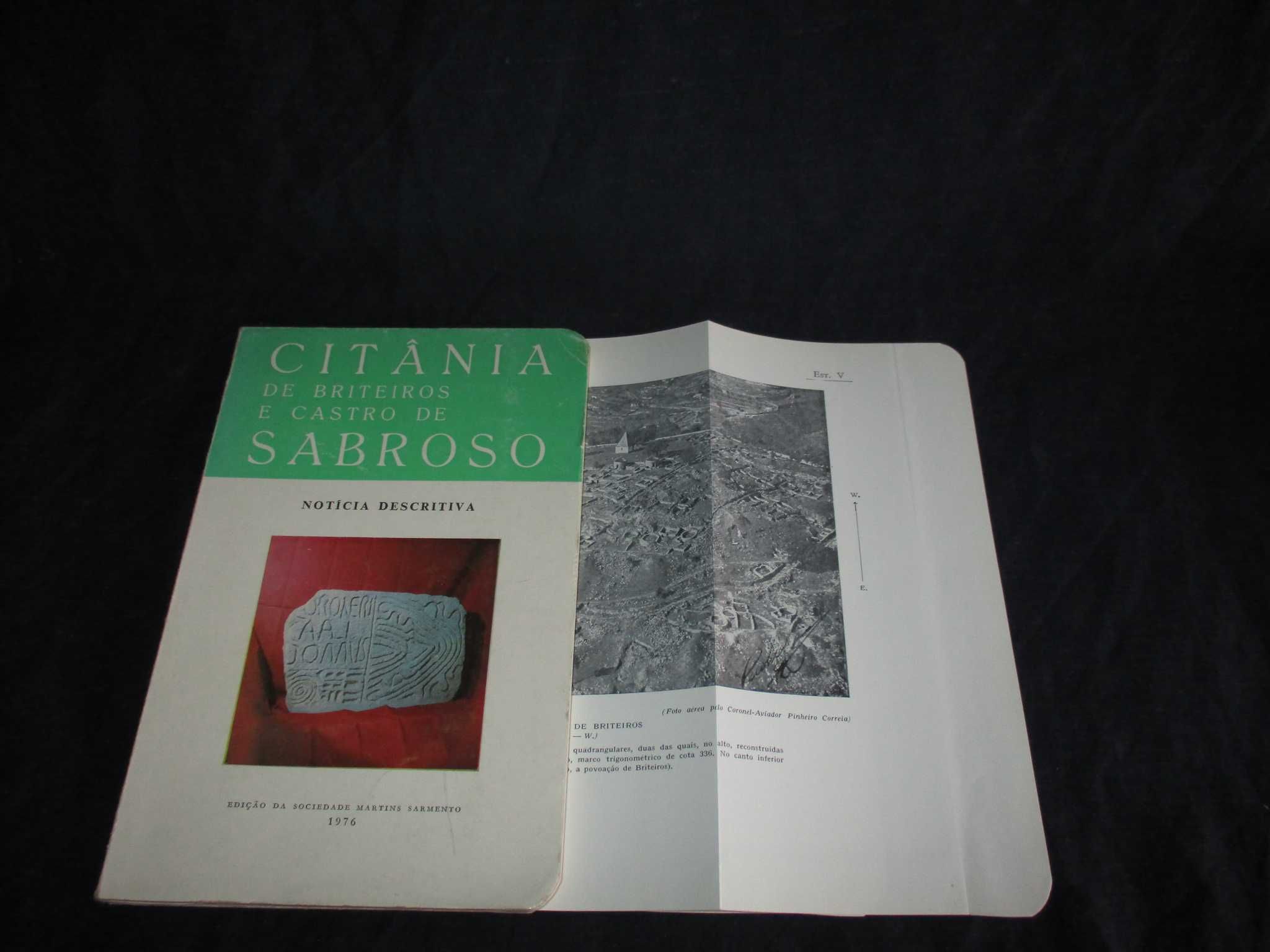 Livro Citânia De Briteiros e Castro de Sabroso Mário Cardoso Numerado