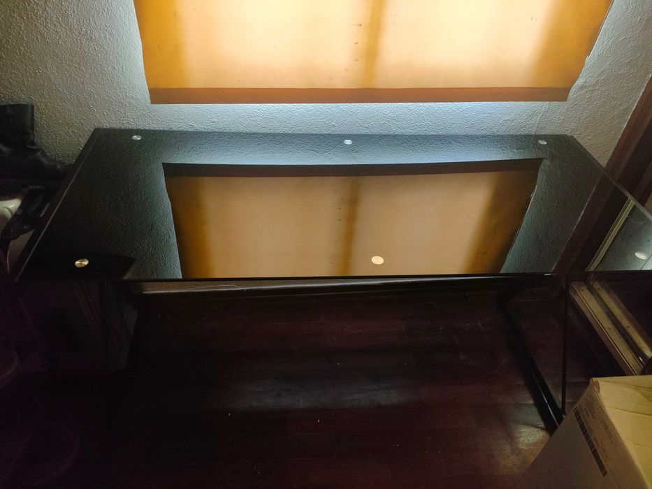 Secretaria tampo de vidro