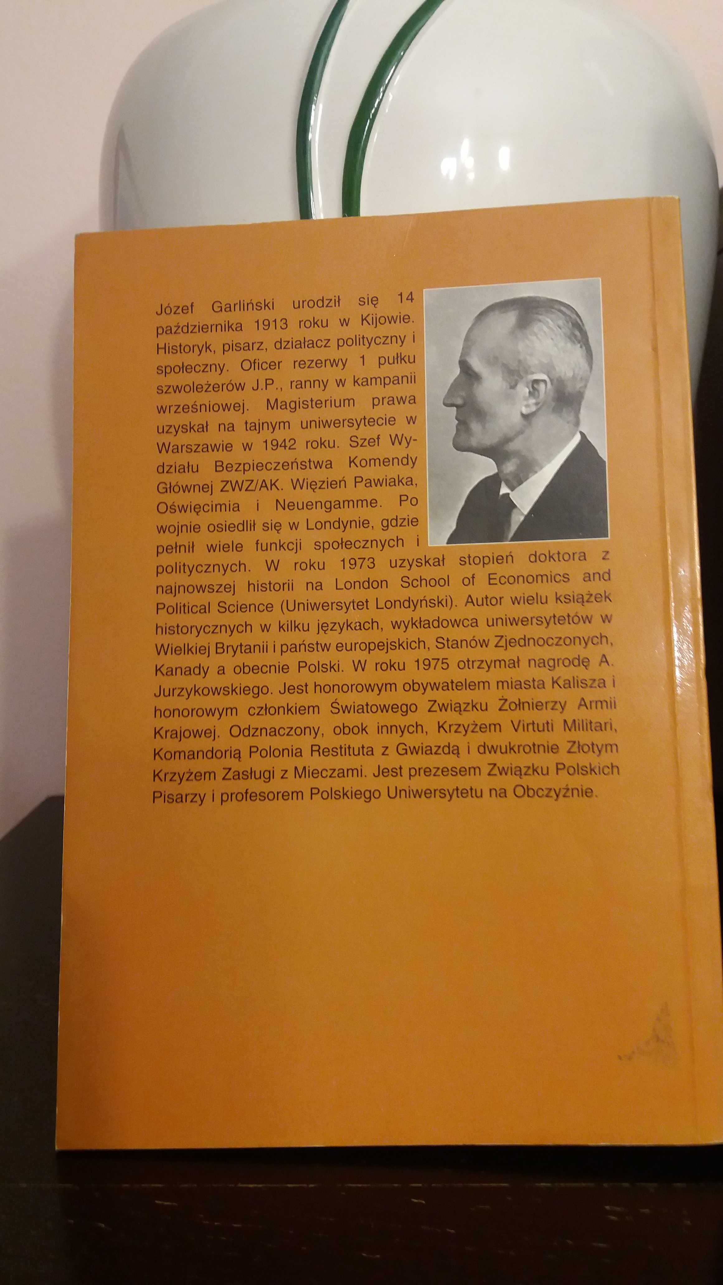 Świat mojej pamięci  Józef  Garliński 2 TOMY