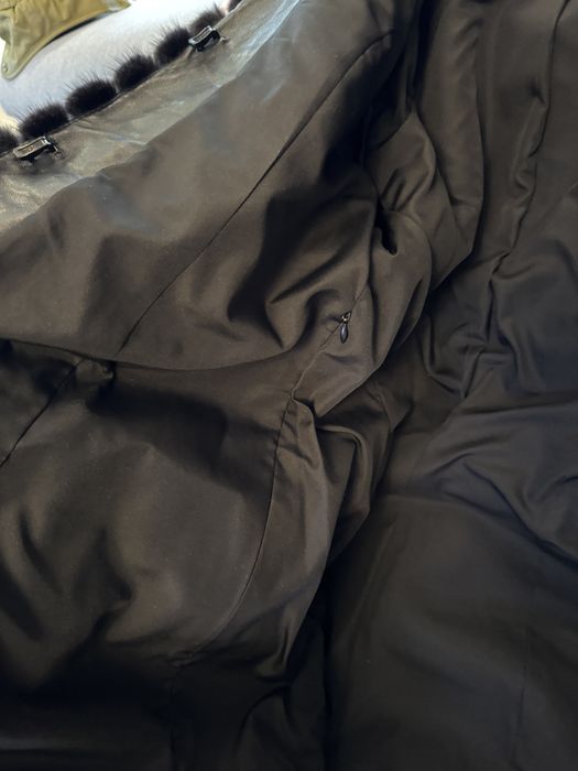 Шуба мутон + норка