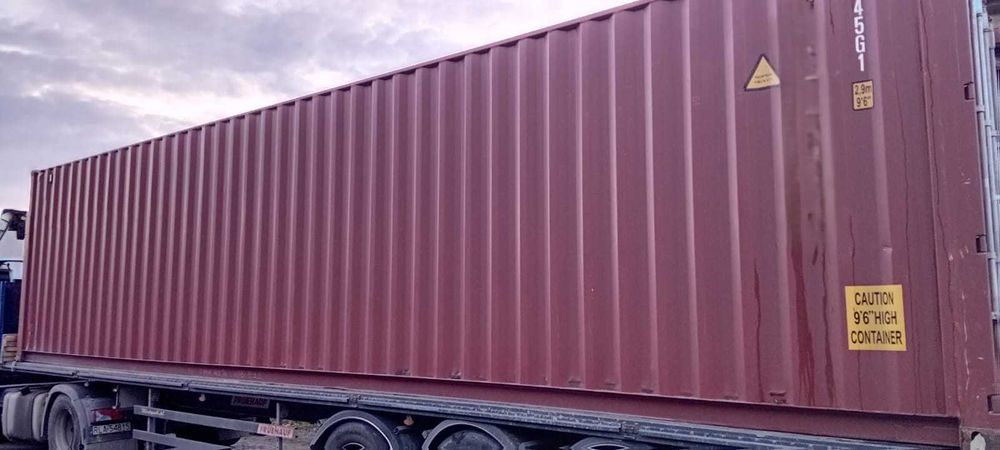 Kontener magazynowy 40HC (12 m) rok 2021 - Transport Cała Polska