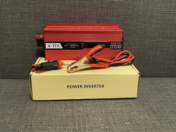 Инвертор 12-220V 2000W преобразователь напряжения тока перетворювач