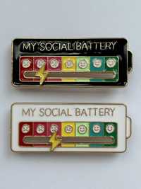 Значок My social battery MSB 01