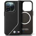 Etui BMW Perforated Twisted Line MagSafe na iPhone 15 / 14 / 13 - czar