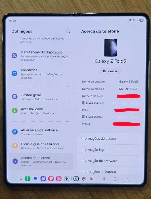 Samsung Z FOLD5 - 256GB -Desbloqueado