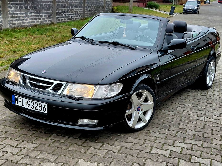 Piękny KLASYK Saab 93 Cabrio 2.0 TURBO  SKÓRY klima oryginał! ZAMIANA